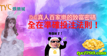 DG真人百家樂的致富密碼，全在準確投注法則！