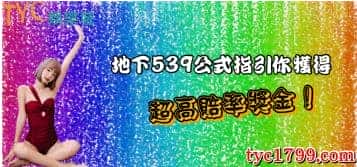 地下539公式指引你獲得超高賠率獎金！