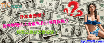 升息會怎樣？房市對現代人會產生多少房貸負擔？股票又應該怎麼投資？