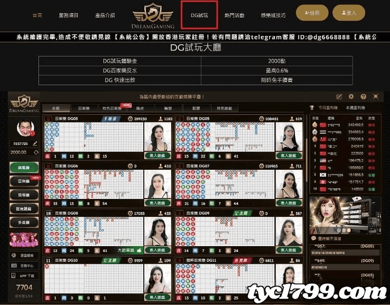 dg百家樂試玩