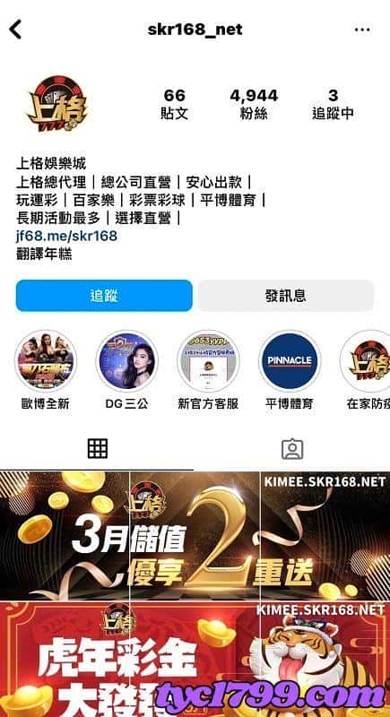 上格娛樂城IG粉絲竟是用買的?