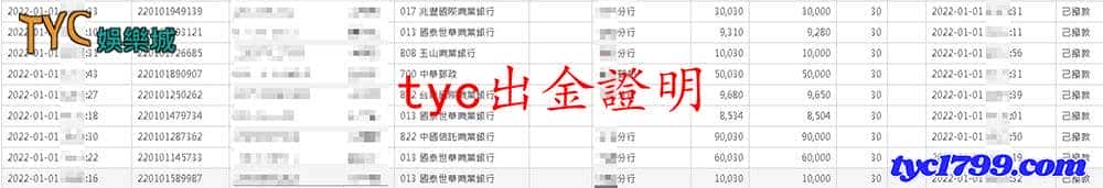 天天娛樂城出金紀錄證明圖