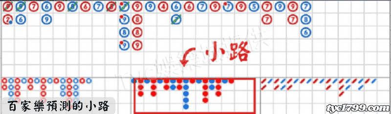 百家樂預測的小路