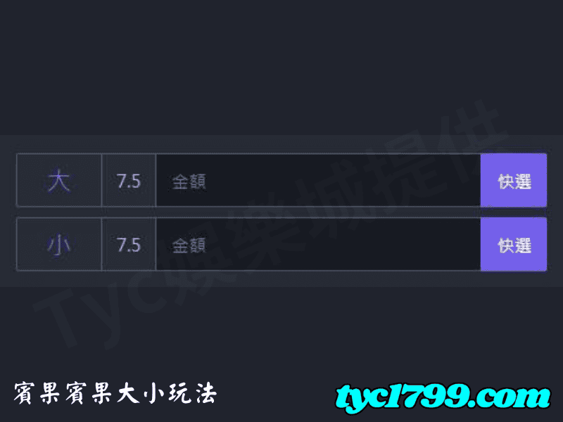 賓果賓果大小玩法