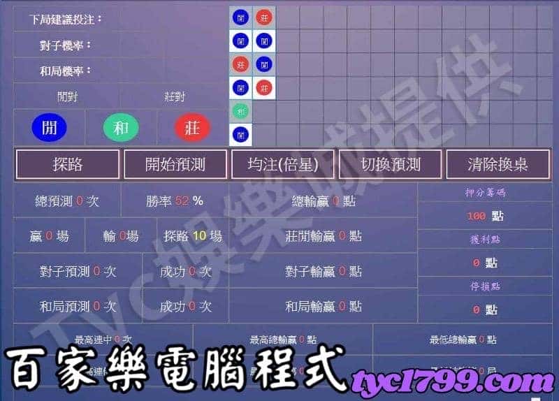 百家樂電腦程式