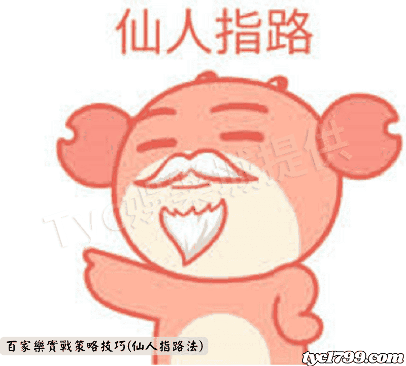 百家樂實戰策略技巧(仙人指路法)