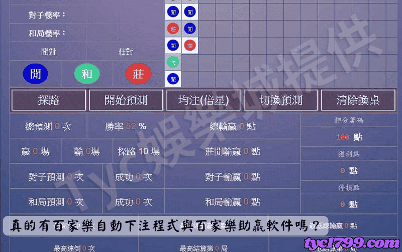 百家樂自動下注程式與百家樂助贏軟件真的存在嗎？